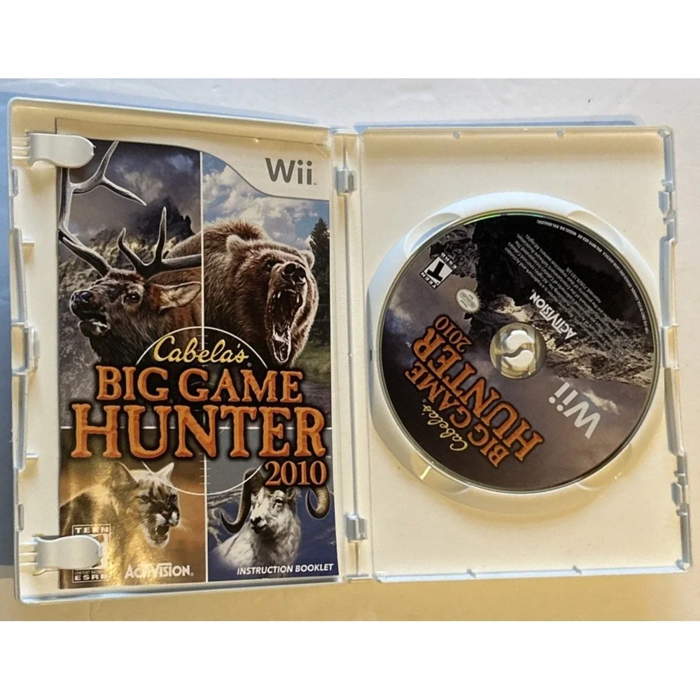 Nintendo Wii Games Lot Of 5 Wipeout the Game Cabela's Big Game Carnival Games‎